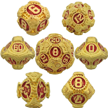 Metal Polyhedral Dice Set