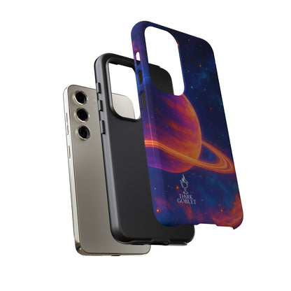 Galaxy Planet Nebula Tough Phone Case — Vibrant Saturn Like Design Tough Case