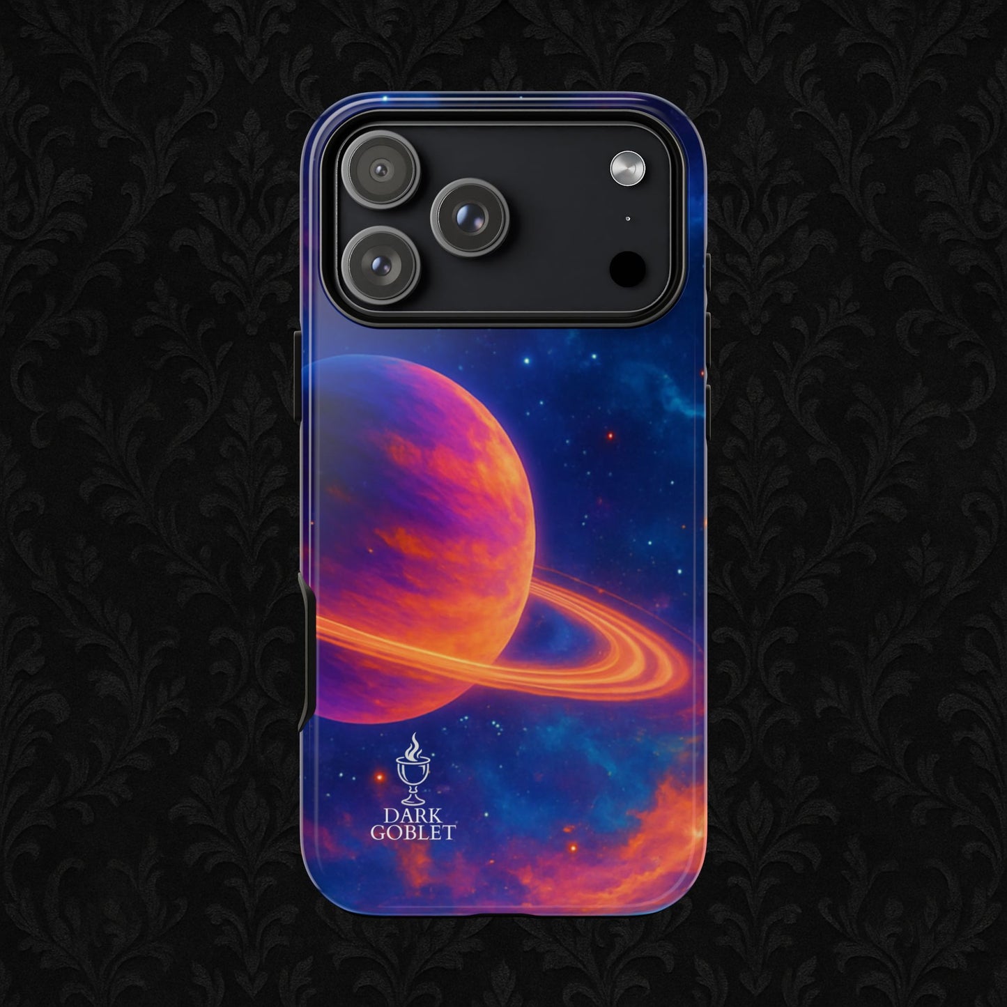 Galaxy Planet Nebula Tough Phone Case — Vibrant Saturn Like Design Tough Case