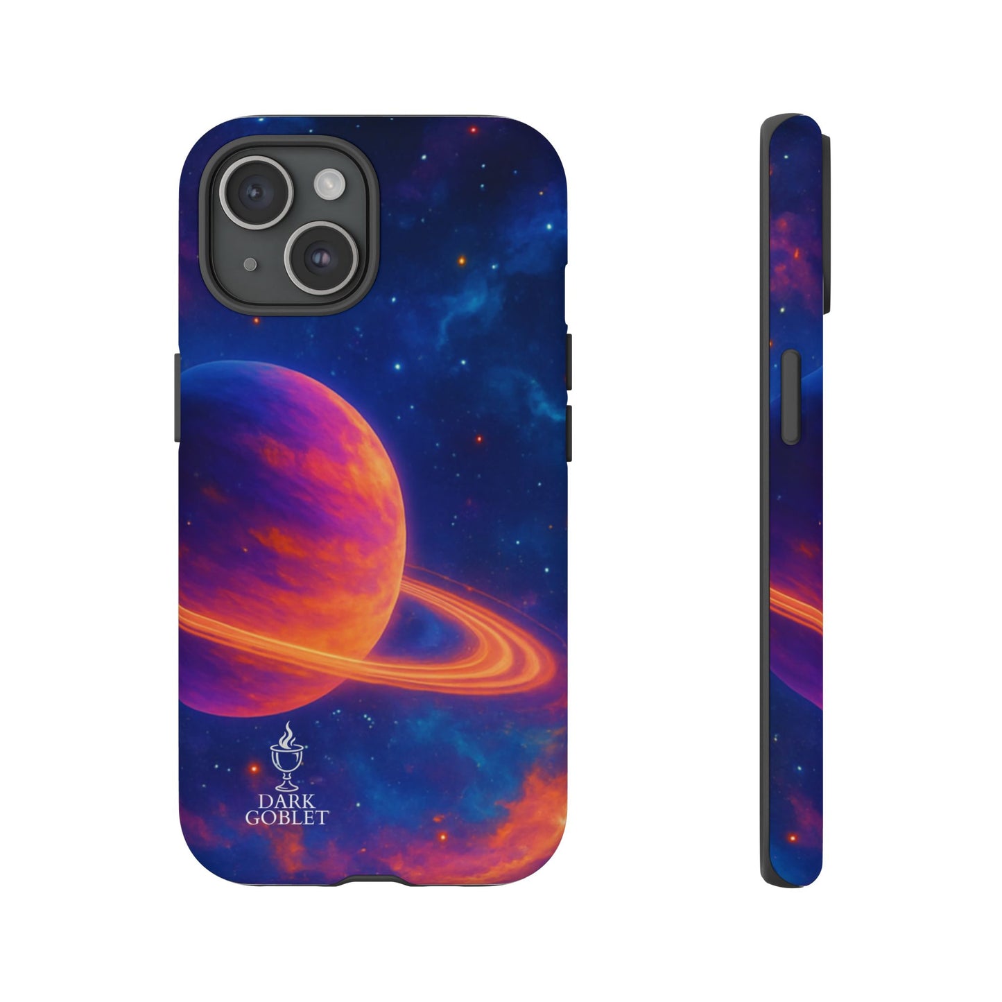 Galaxy Planet Nebula Tough Phone Case — Vibrant Saturn Like Design Tough Case