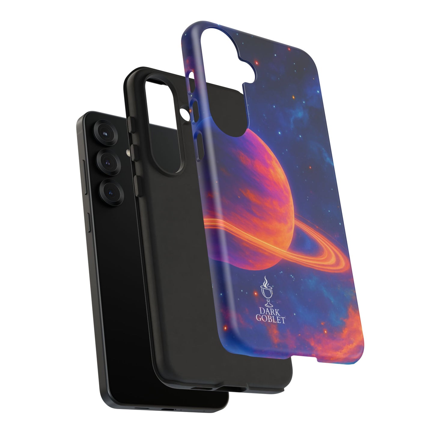 Galaxy Planet Nebula Tough Phone Case — Vibrant Saturn Like Design Tough Case