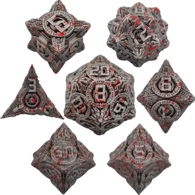 Metal Polyhedral Dice Set