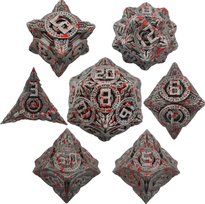 Metal Polyhedral Dice Set