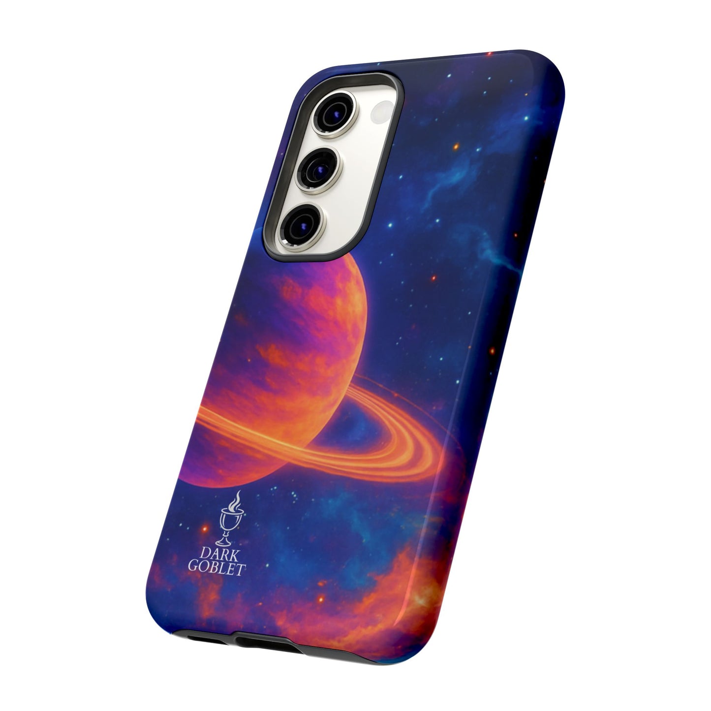 Galaxy Planet Nebula Tough Phone Case — Vibrant Saturn Like Design Tough Case