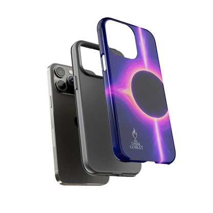 Galaxy Black Hole Tough Phone Case — Neon Space Black Hole Design