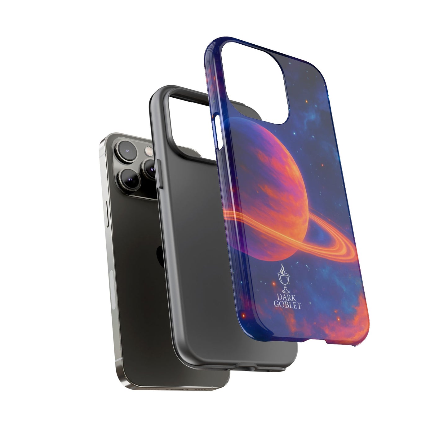 Galaxy Planet Nebula Tough Phone Case — Vibrant Saturn Like Design Tough Case