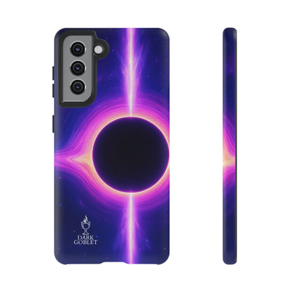 Galaxy Black Hole Tough Phone Case — Neon Space Black Hole Design