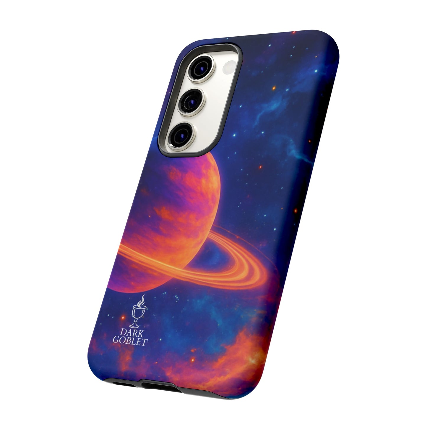 Galaxy Planet Nebula Tough Phone Case — Vibrant Saturn Like Design Tough Case