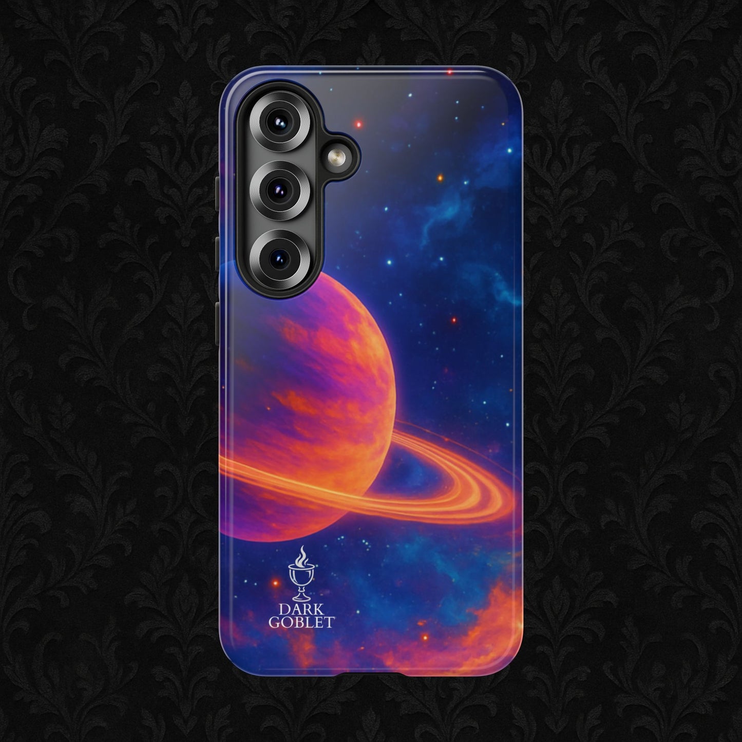 Galaxy Planet Nebula Tough Phone Case — Vibrant Saturn Like Design Tough Case