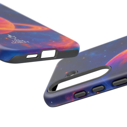 Galaxy Planet Nebula Tough Phone Case — Vibrant Saturn Like Design Tough Case