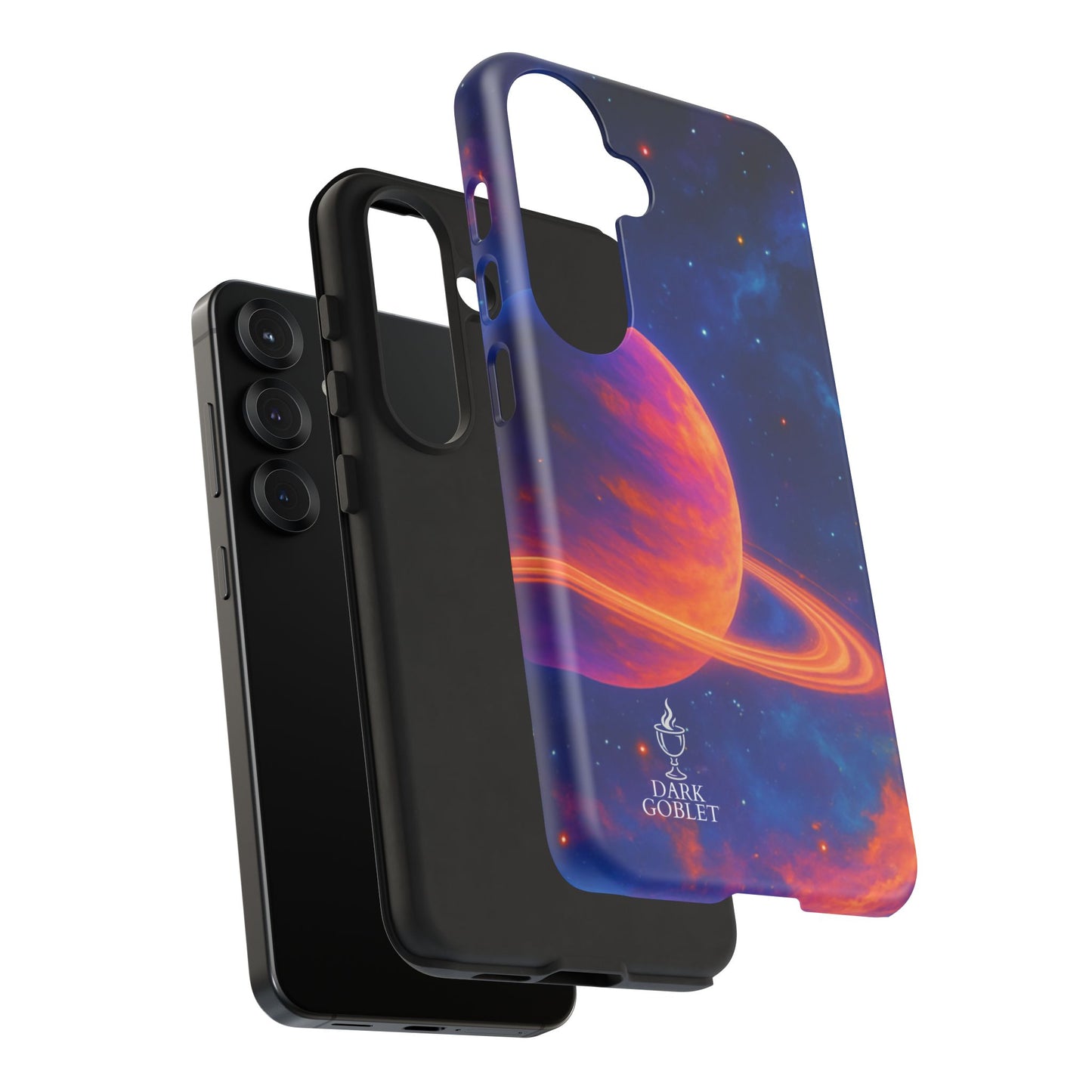 Galaxy Planet Nebula Tough Phone Case — Vibrant Saturn Like Design Tough Case