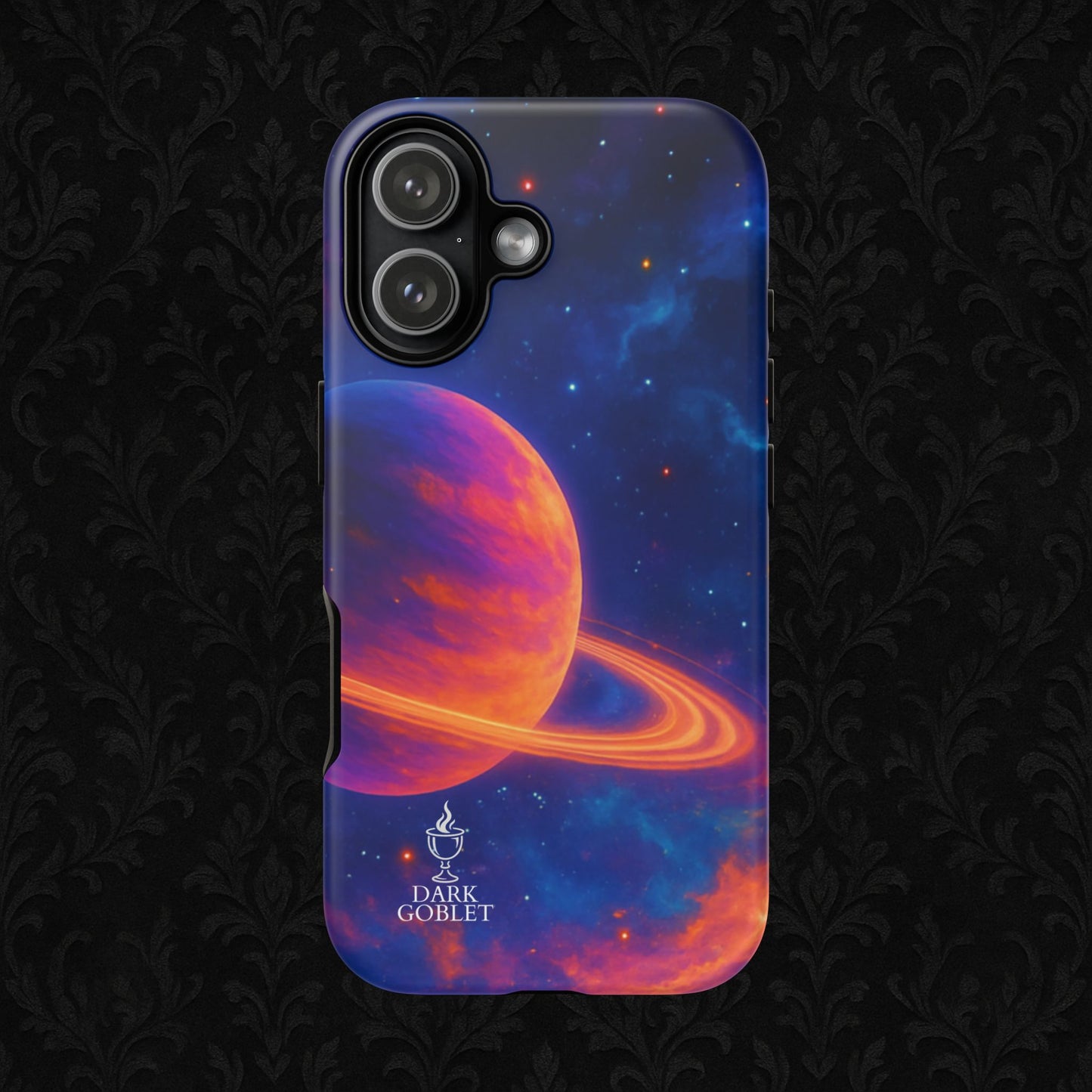 Galaxy Planet Nebula Tough Phone Case — Vibrant Saturn Like Design Tough Case