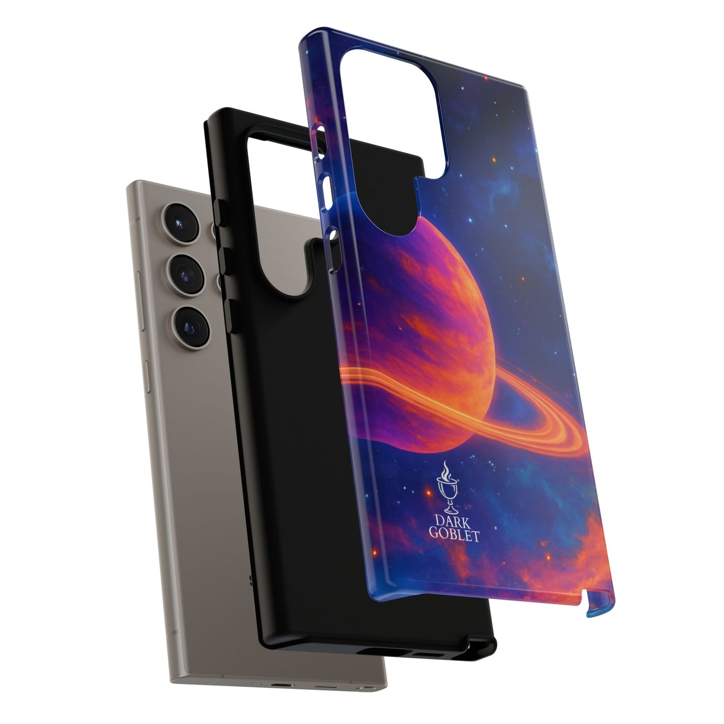 Galaxy Planet Nebula Tough Phone Case — Vibrant Saturn Like Design Tough Case