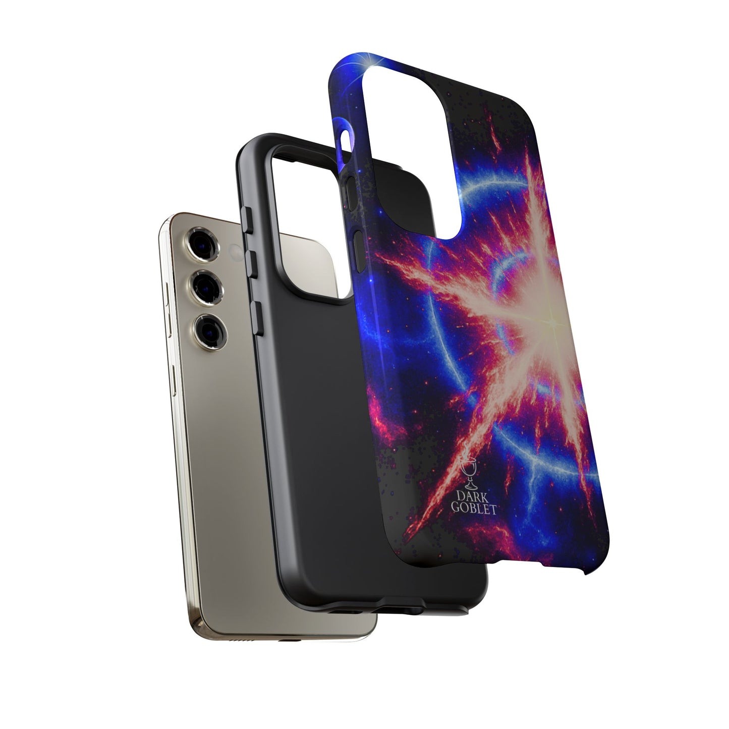 Galaxy Starburst Phone Case — Cosmic Starburst Tough Protective Cover