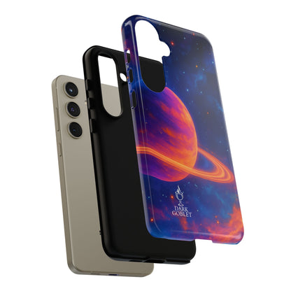 Galaxy Planet Nebula Tough Phone Case — Vibrant Saturn Like Design Tough Case
