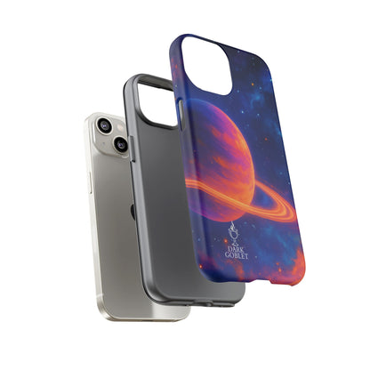 Galaxy Planet Nebula Tough Phone Case — Vibrant Saturn Like Design Tough Case