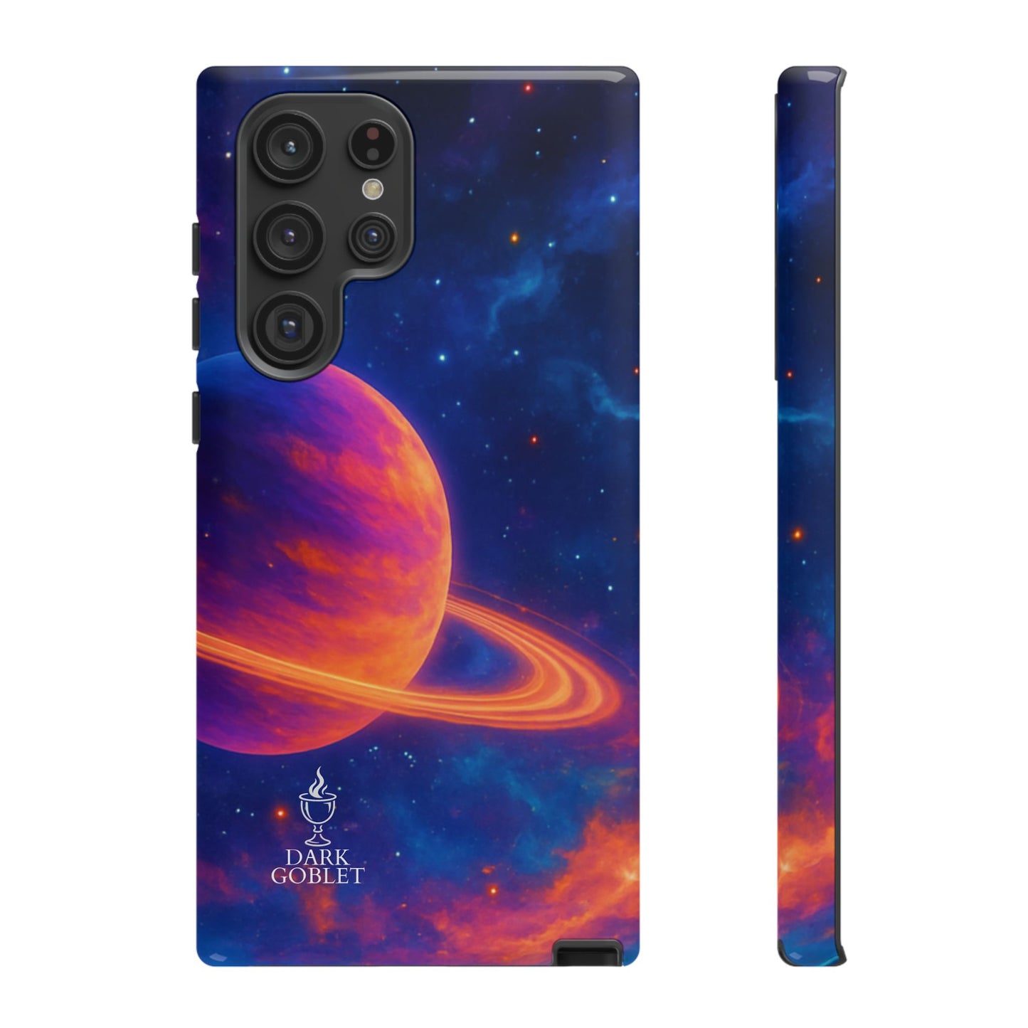 Galaxy Planet Nebula Tough Phone Case — Vibrant Saturn Like Design Tough Case