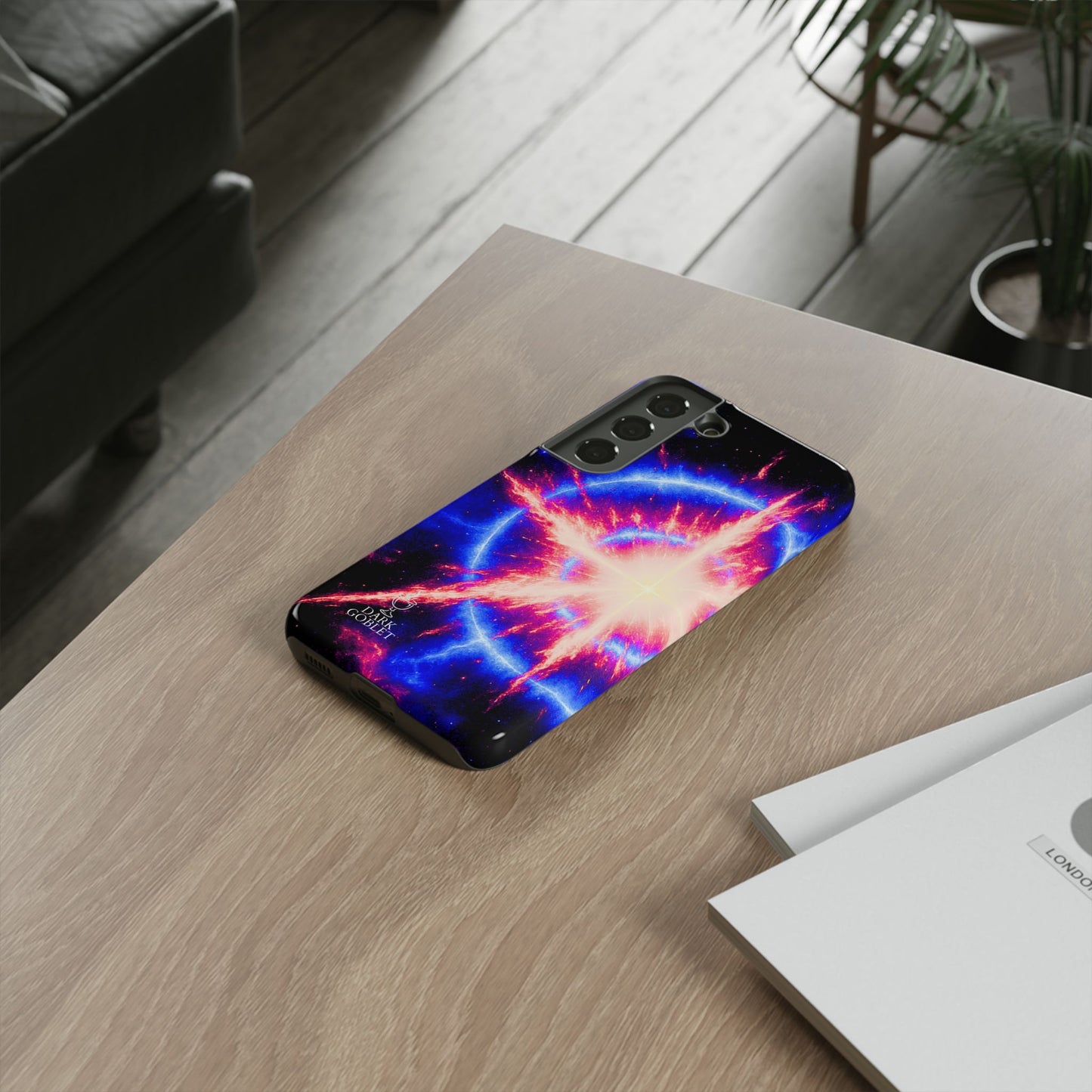 Galaxy Starburst Phone Case — Cosmic Starburst Tough Protective Cover
