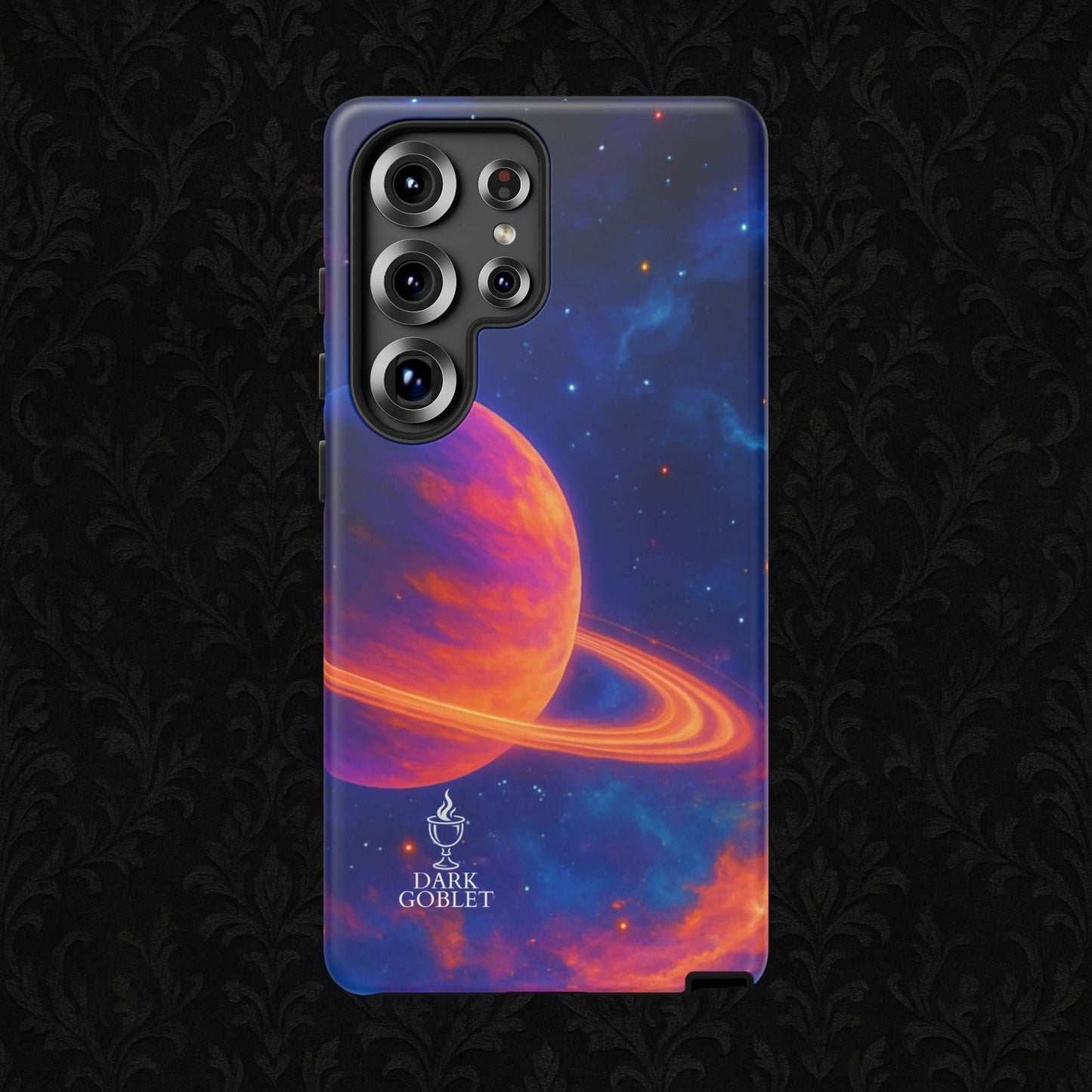 Galaxy Planet Nebula Tough Phone Case — Vibrant Saturn Like Design Tough Case
