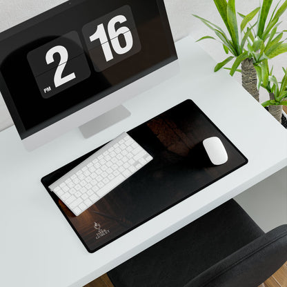 Dark Hooded Rogue Desk Mat – Gothic Fantasy Gaming Mouse Pad Female