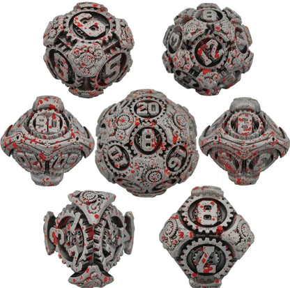 Metal Polyhedral Dice Set