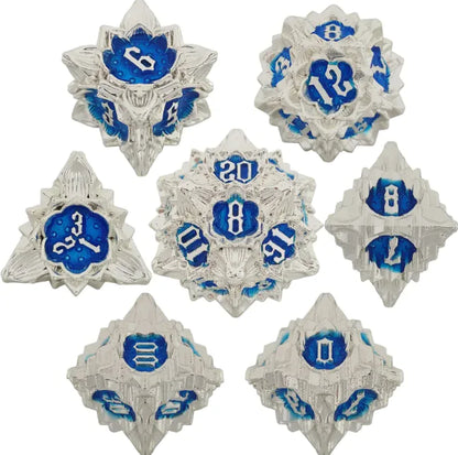 Metal Polyhedral Dice Set