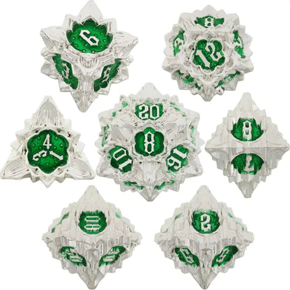 Metal Polyhedral Dice Set