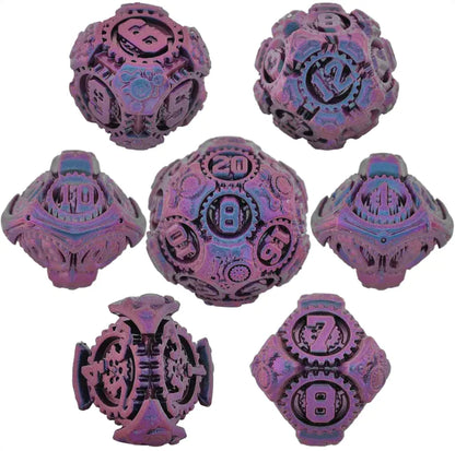 Metal Polyhedral Dice Set