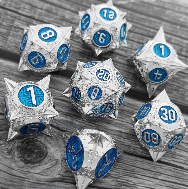 Metal Polyhedral Dice Set