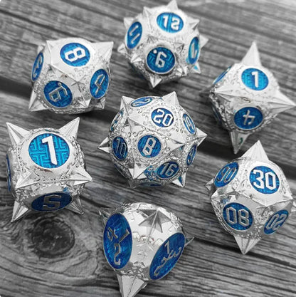 Metal Polyhedral Dice Set