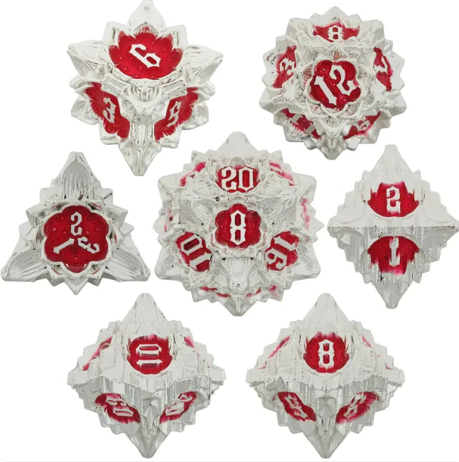 Metal Polyhedral Dice Set