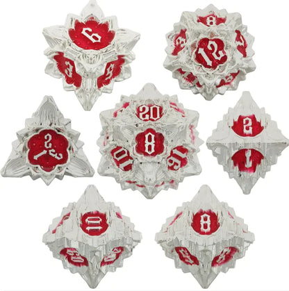 Metal Polyhedral Dice Set