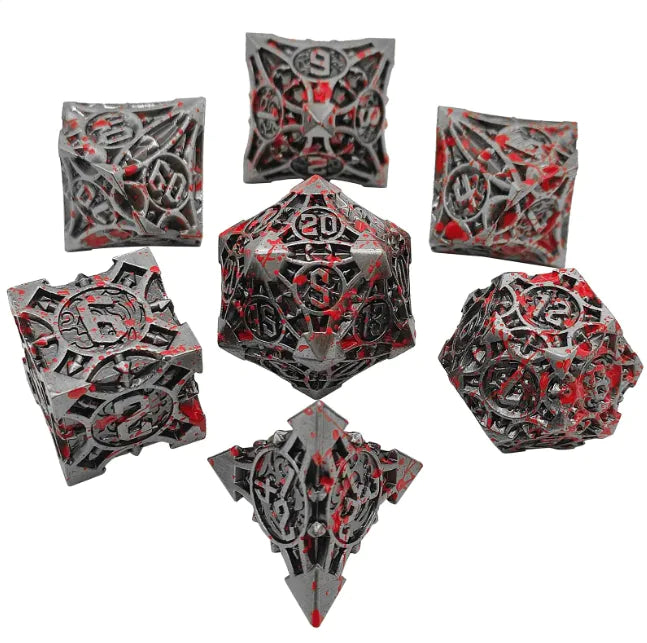 Metal Polyhedral Dice Set
