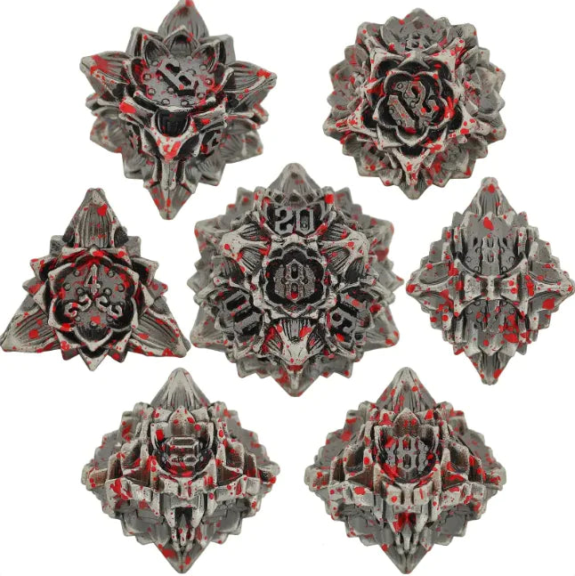 Metal Polyhedral Dice Set