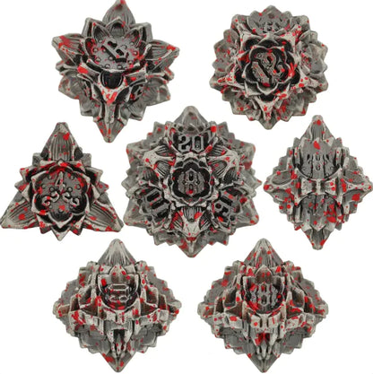 Metal Polyhedral Dice Set